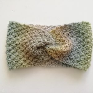 Fascia turbante a grana di riso doppia