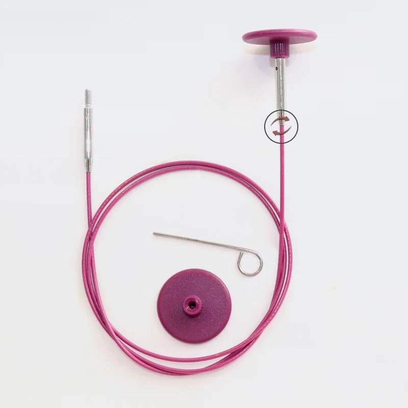 purple-nylon-coated-stainless-steel-cables-swivel-1